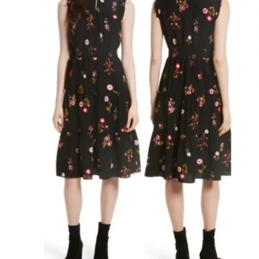 Kate Spade In Bloom Smocked Waist Dress size XL - Picture 3 of 6